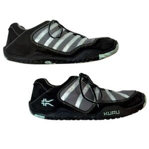 Kuru Chicane Trail Hiking Shoes Athletic Black-Delirium Metallic Stripes 9